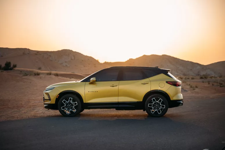 Chevrolet Blazer RS AWD (Yellow), 2023 for rent in Sharjah