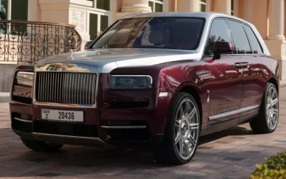 Rolls Royce Cullinan Mansory (rojo), 2020 para alquiler en Abu Dhabi