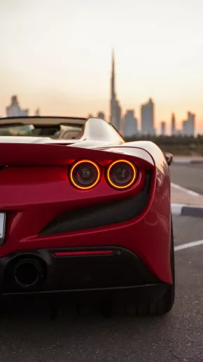 إيجار فيراري F8 تريبوتو سبايدر (أحمر), 2021 في دبي