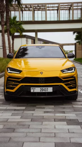Lamborghini Urus (Giallo), 2019 in affitto a Abu Dhabi