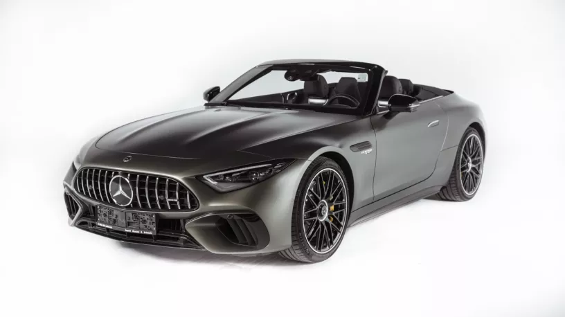 Mercedes SL63 AMG (Bronze), 2022 for rent in Dubai