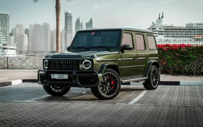 إيجار مرسيدس G63 AMG (أخضر), 2022 في الشارقة
