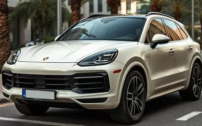 Porsche Cayenne (Beige), 2023 for rent in Dubai