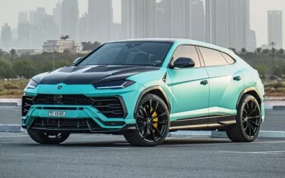 Lamborghini Urus Novitec (Minzgr&uuml;n), 2022 zur Miete in Dubai
