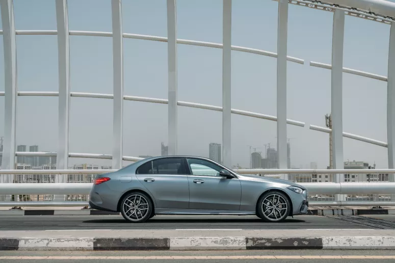 Mercedes C200 (Silver), 2023 for rent in Dubai