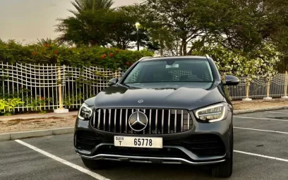 Mercedes GLC 300 (Серый), 2021 для аренды в Дубай