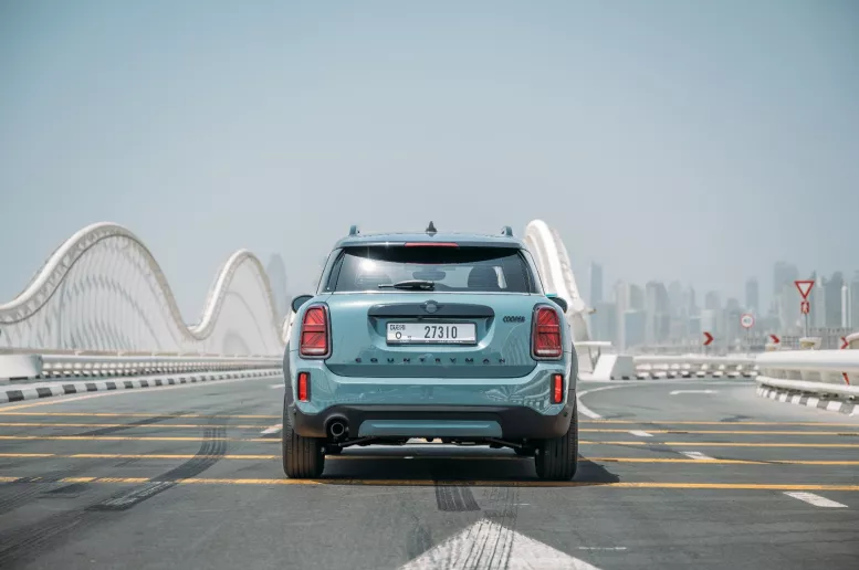 Mini Countryman Desert Night Edition (Green), 2024 for rent in Ras Al Khaimah