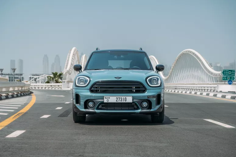 Mini Countryman Desert Night Edition (Green), 2024 for rent in Ras Al Khaimah