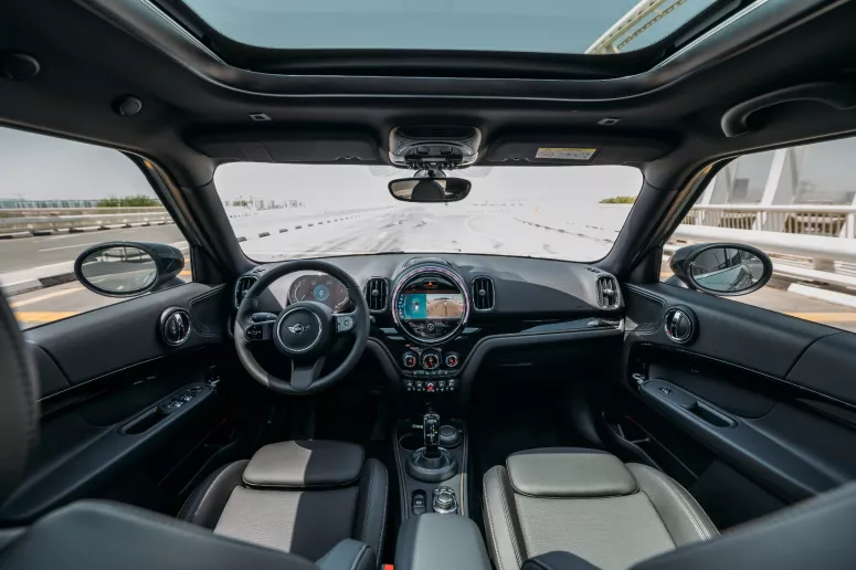 Mini Countryman Desert Night Edition (Green), 2024 for rent in Ras Al Khaimah