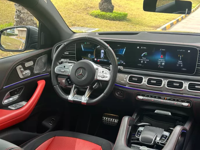 Mercedes GLE 53 AMG (Серебристо-серый), 2022 для аренды в Дубай