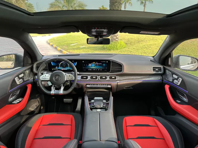 Mercedes GLE 53 AMG (Серебристо-серый), 2022 для аренды в Дубай