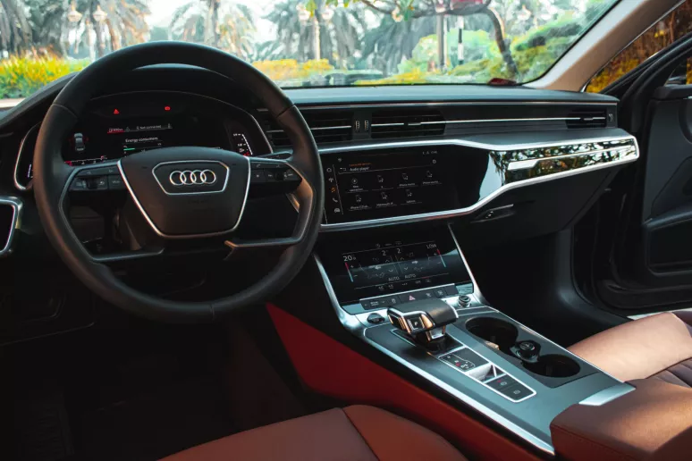 Audi A6 (Black), 2023 for rent in Abu Dhabi