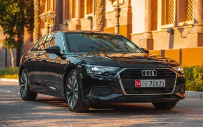 Audi A6 (Black), 2023 for rent in Abu Dhabi