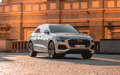 Audi Q8 (Beige), 2022 for rent in Abu Dhabi