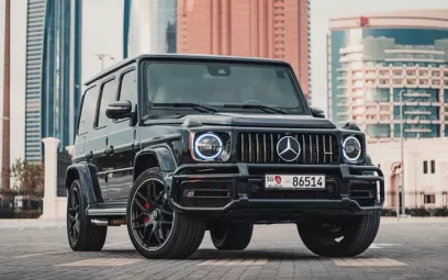 إيجار مرسيدس G63 AMG (أسود), 2022 في أبو ظبي
