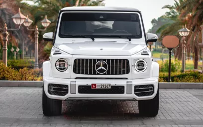 إيجار مرسيدس G63 AMG (أبيض), 2022 في أبو ظبي