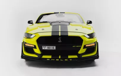 Ford Mustang (Jaune), 2021 &agrave; louer &agrave; Duba&iuml;