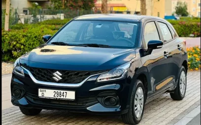 Suzuki Baleno (Bleu Fonc&eacute;), 2024 &agrave; louer &agrave; Duba&iuml;