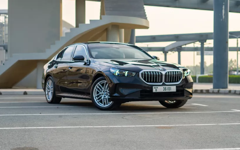 BMW 520i (Black), 2024 for rent in Ras Al Khaimah