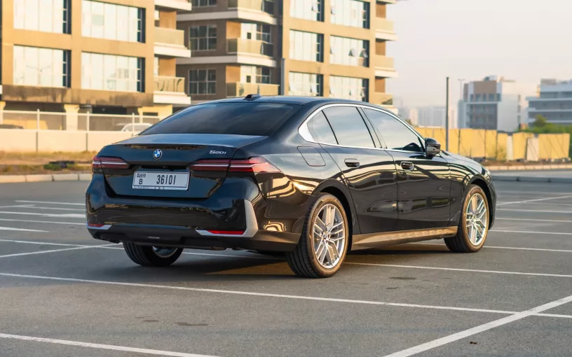 BMW 520i (Black), 2024 for rent in Ras Al Khaimah