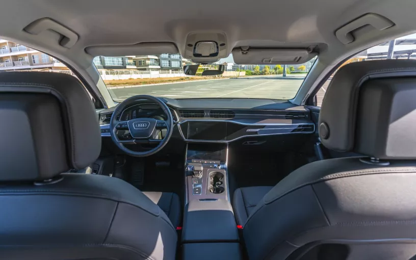 Audi A6 (Blue), 2024 for rent in Abu Dhabi
