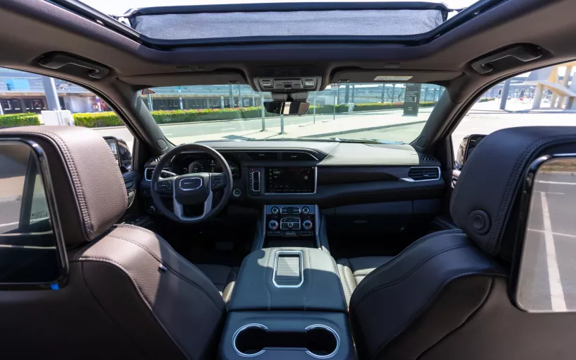 GMC Yukon Denali (Black), 2024 for rent in Ras Al Khaimah