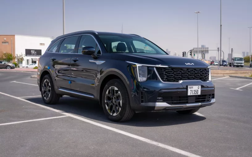 KIA Sorento (Dark Blue), 2024 for rent in Sharjah