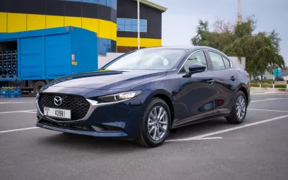 Mazda 3 (Глубоко-синяя жемчужина), 2024 для аренды в Дубай
