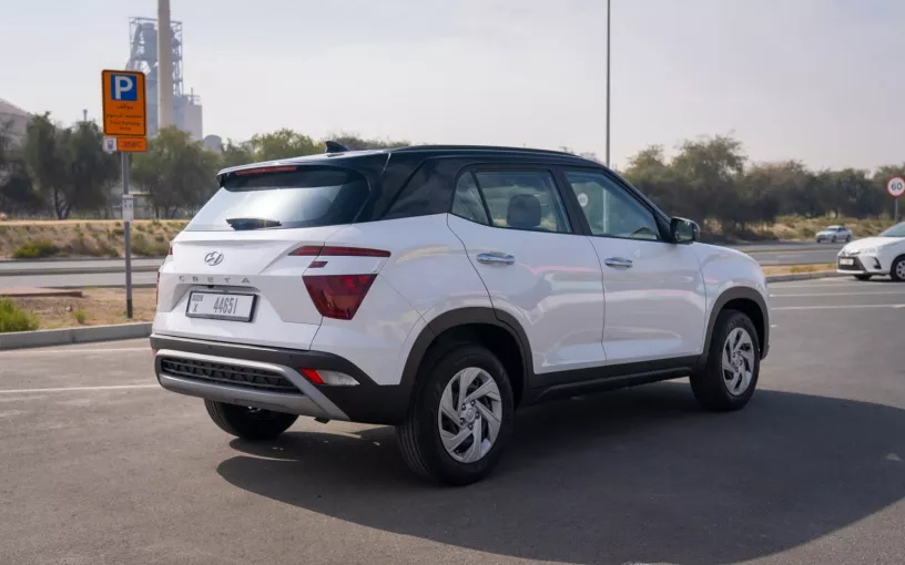 Hyundai Creta (White), 2024 for rent in Abu Dhabi