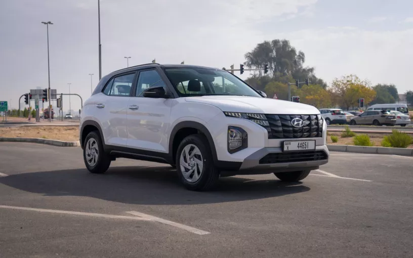 Hyundai Creta (White), 2024 for rent in Abu Dhabi