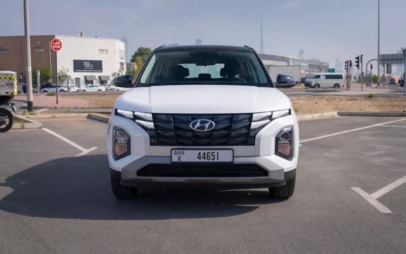 Hyundai Creta (White), 2024 for rent in Abu Dhabi