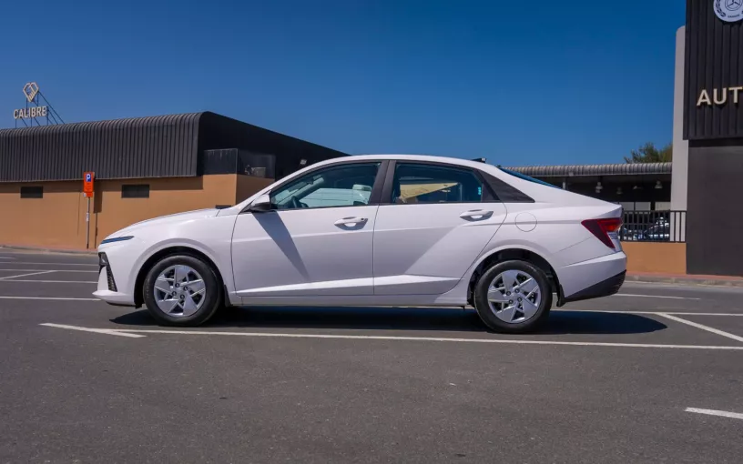 Hyundai Accent (White), 2024 for rent in Abu Dhabi