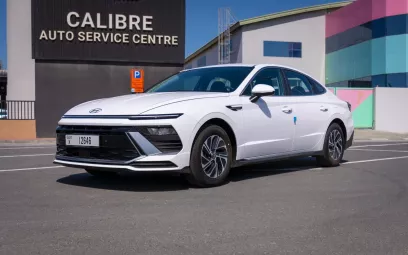 Hyundai Sonata (Blanc), 2024 &agrave; louer &agrave; Duba&iuml;
