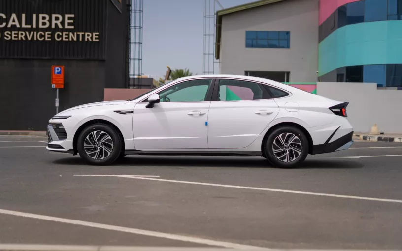 Hyundai Sonata (White), 2024 for rent in Sharjah