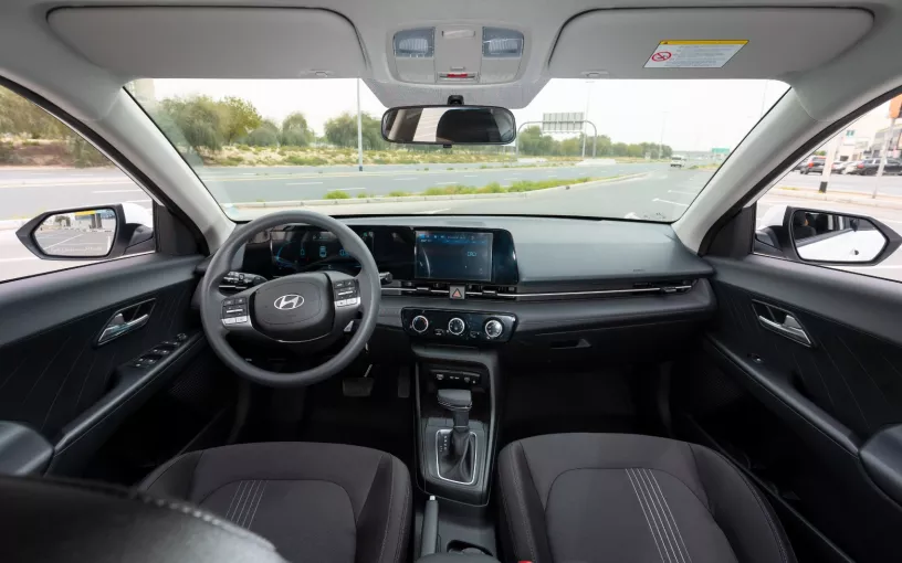 Hyundai Accent (White), 2024 for rent in Abu Dhabi