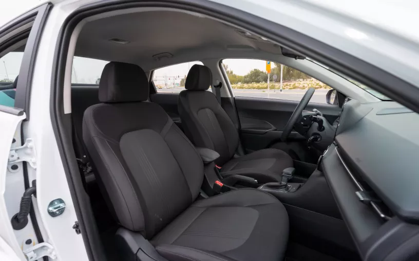 Hyundai Accent (White), 2024 for rent in Abu Dhabi