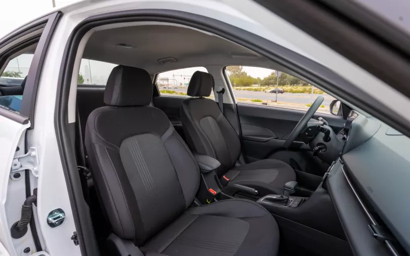 Hyundai Accent (White), 2024 for rent in Abu Dhabi