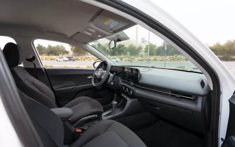 Hyundai Accent (White), 2024 for rent in Abu Dhabi