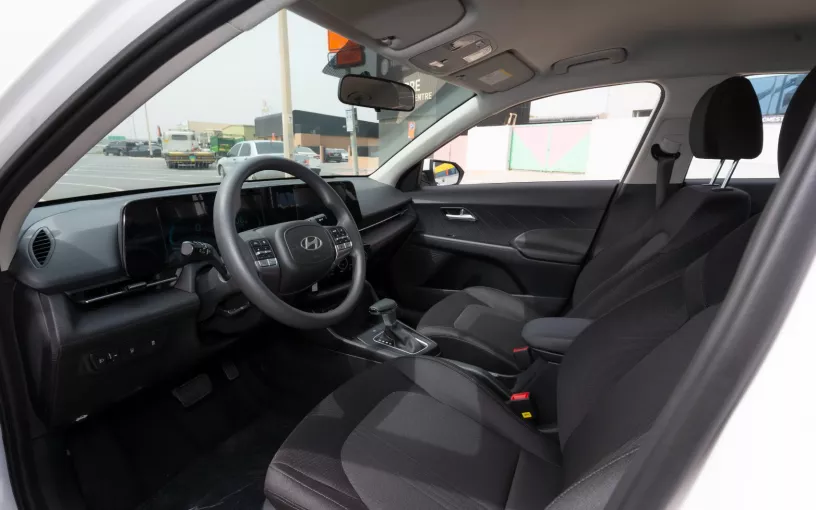 Hyundai Accent (White), 2024 for rent in Abu Dhabi