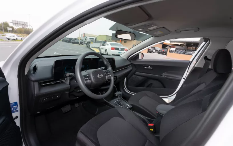 Hyundai Accent (White), 2024 for rent in Abu Dhabi