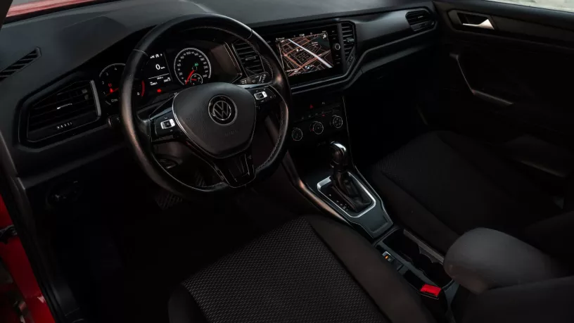 Volkswagen T-Roc (Red), 2023 for rent in Abu Dhabi