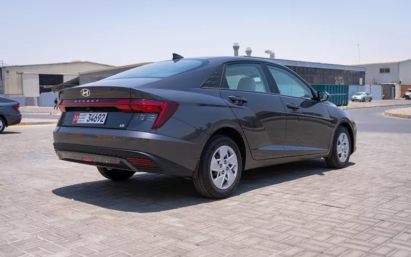 Hyundai Accent (Grey), 2024 for rent in Abu Dhabi