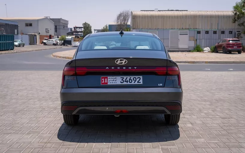Hyundai Accent (Grey), 2024 for rent in Abu Dhabi