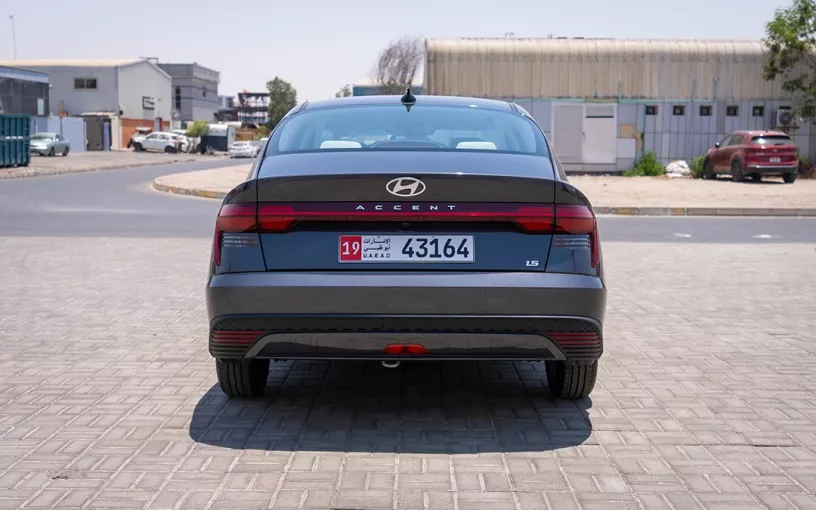 Hyundai Accent (Grey), 2024 for rent in Abu Dhabi