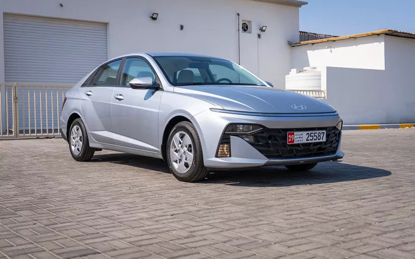 Hyundai Accent (Silver), 2024 for rent in Abu Dhabi