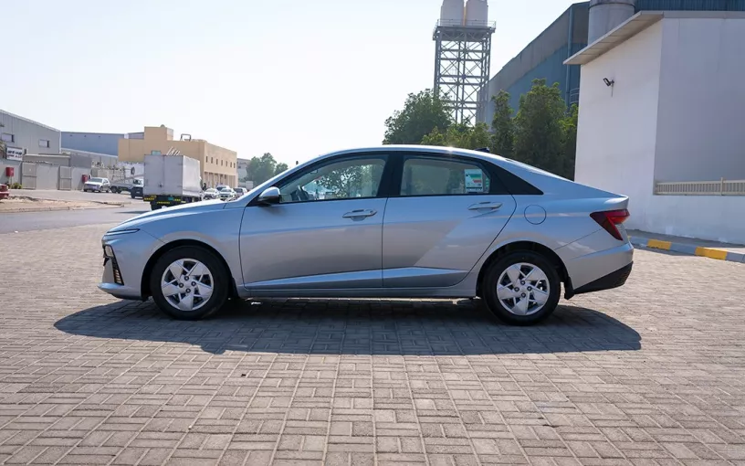 Hyundai Accent (Silver), 2024 for rent in Abu Dhabi