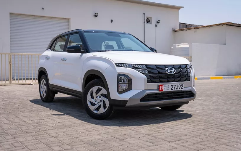 Hyundai Creta (White), 2024 for rent in Abu Dhabi