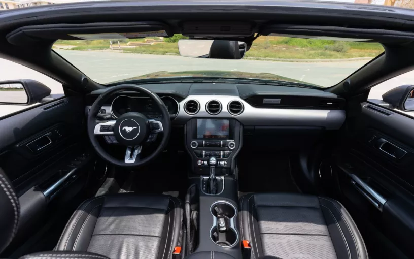 Ford Mustang cabrio (Dark Grey), 2023 for rent in Dubai