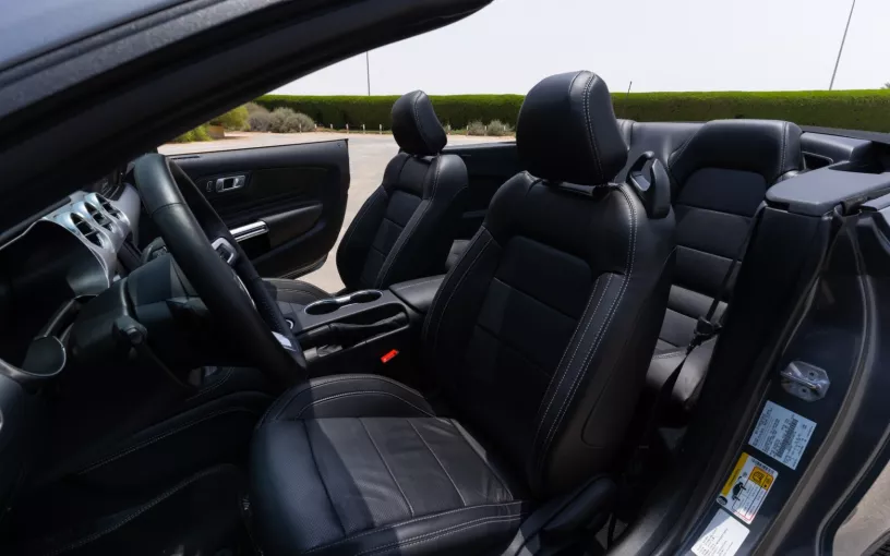 Ford Mustang cabrio (Dark Grey), 2023 for rent in Dubai