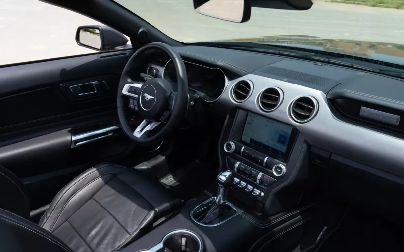 Ford Mustang cabrio (Dark Grey), 2023 for rent in Dubai